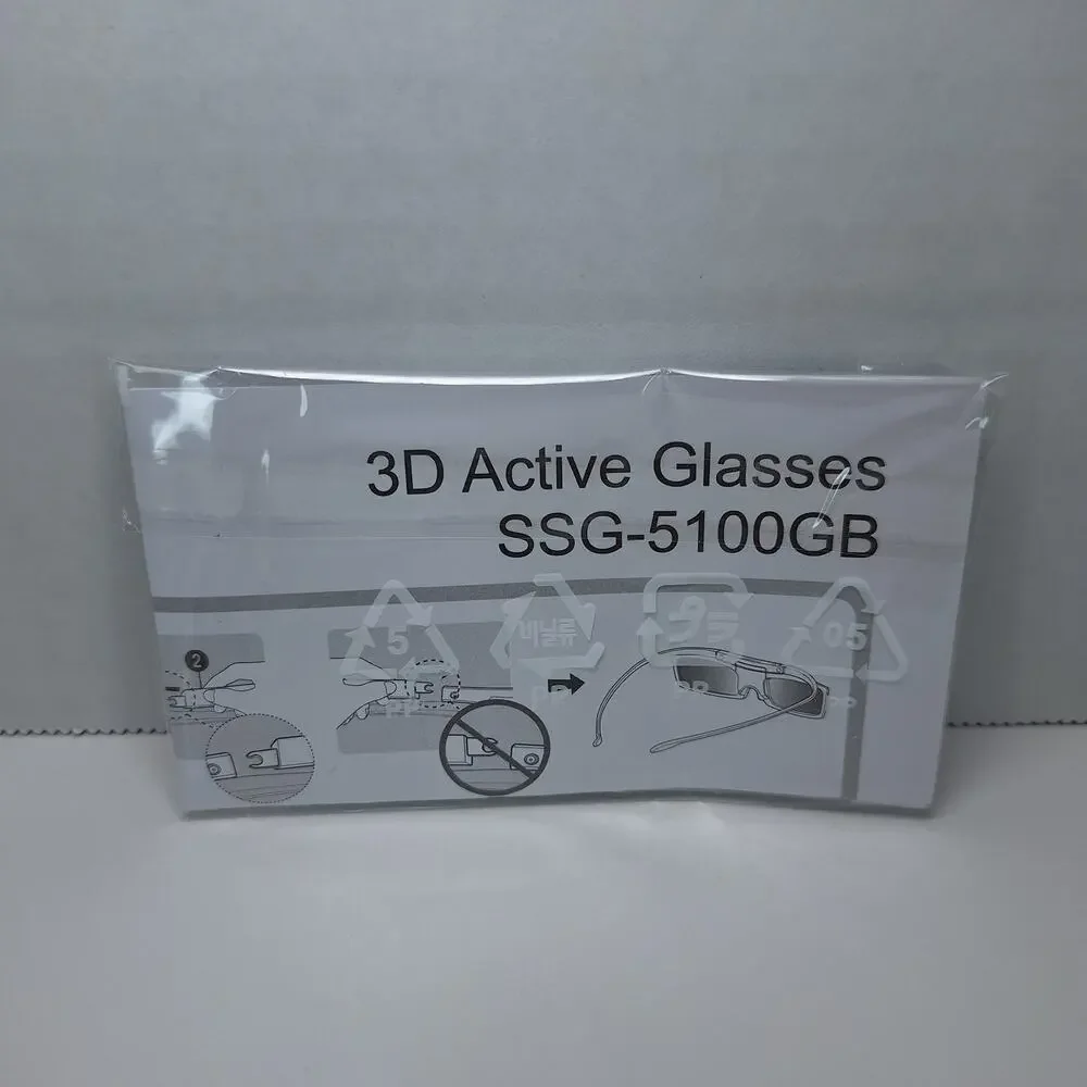 Samsung 3D Glasses SSG-5100GB For Smart TV Factory NIB - Box Of 2 Active Glasses